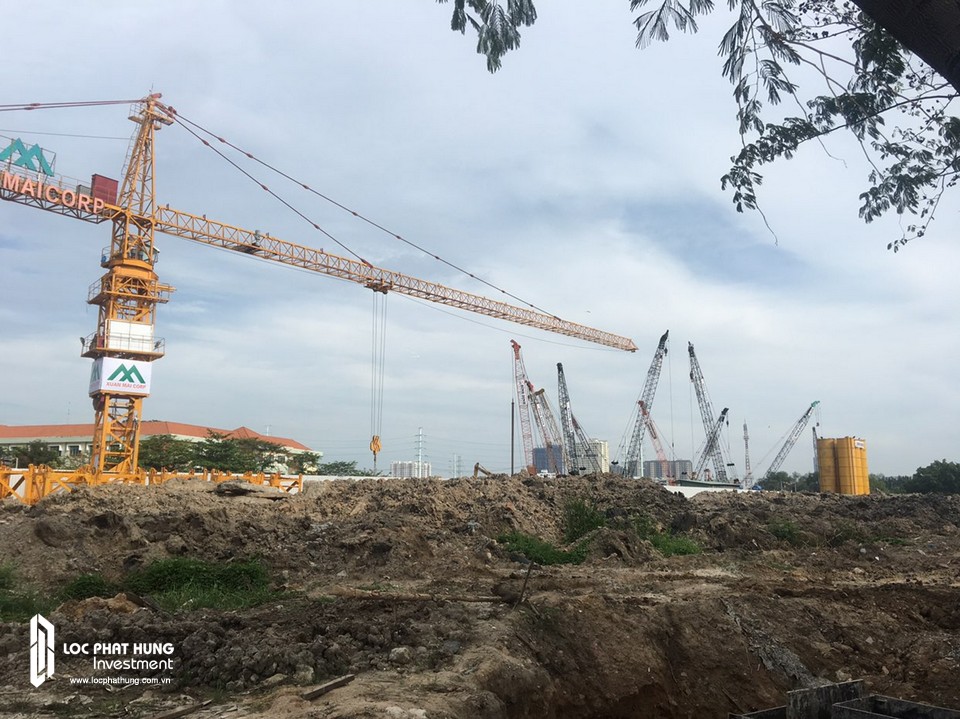 Tiến độ xây dựng căn hộ Eco Green Sài Gòn Tháng 04/2018