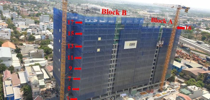 Tiến độ xây dựng căn hộ Bcons Miền Đông cập nhật tháng 04/2020