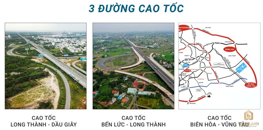 Kết nối vùng thuận tiện với 3 tuyến cao tốc dự án Nhà Phố Valerich Nhơn Trạch