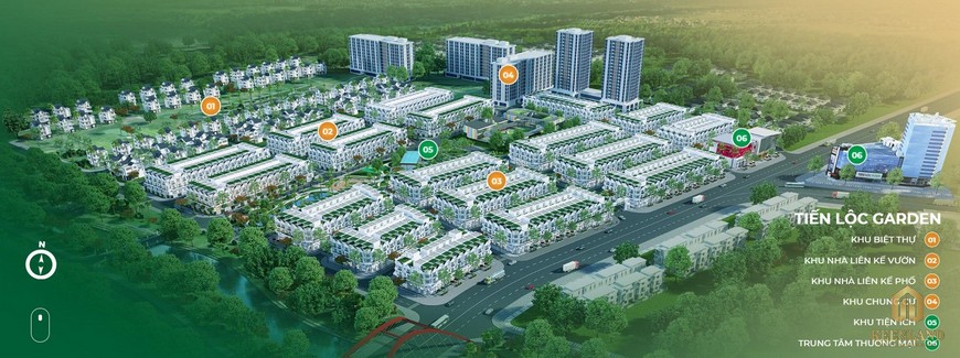 Mặt bằng tổng thể dự án nhà phố Valerich Nhơn Trạch Đồng Nai