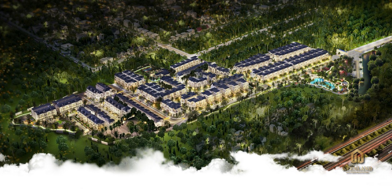 Phối cảnh dự án nhà phố Verosa Park do chủ đầu tư Khang Điền thực hiện