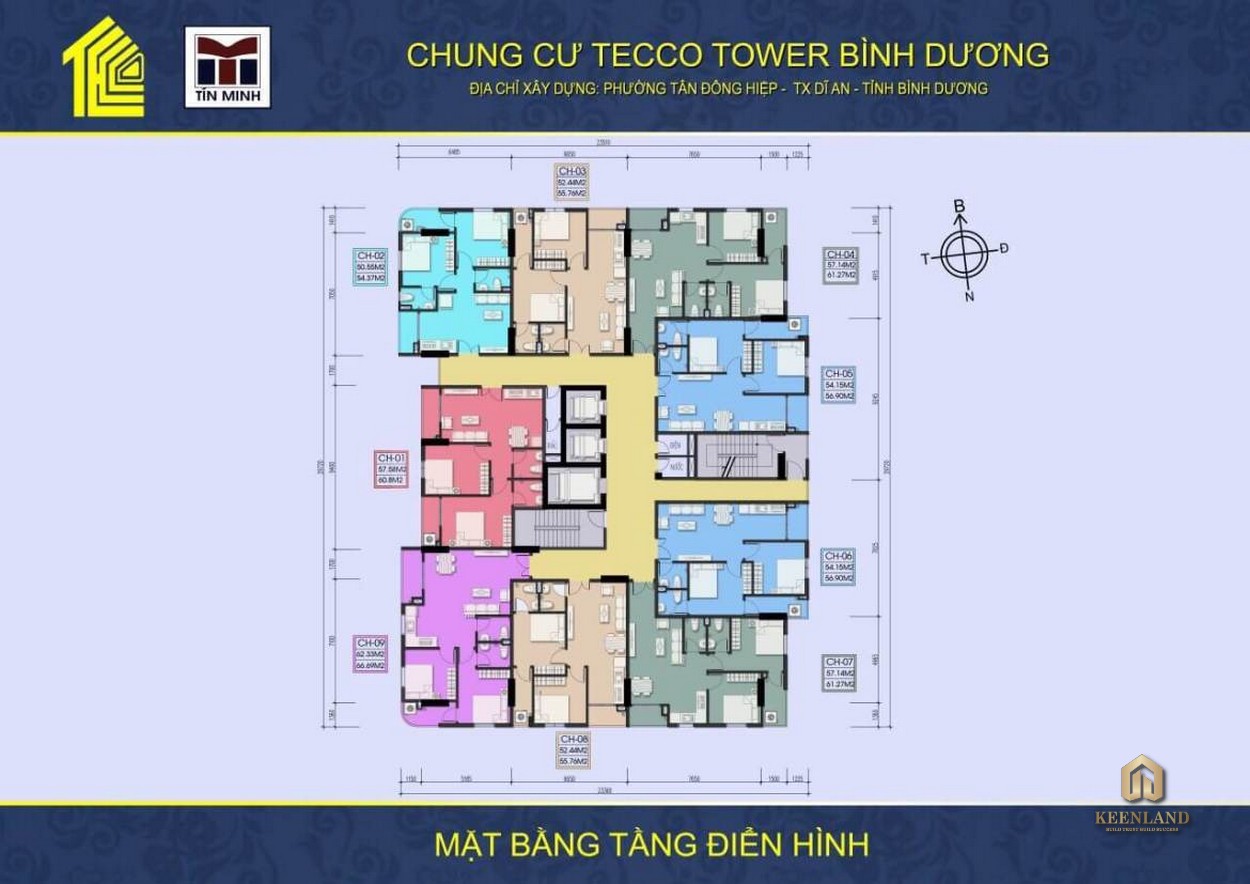 Mua bán cho thuê dự án Tecco Tower Dĩ An