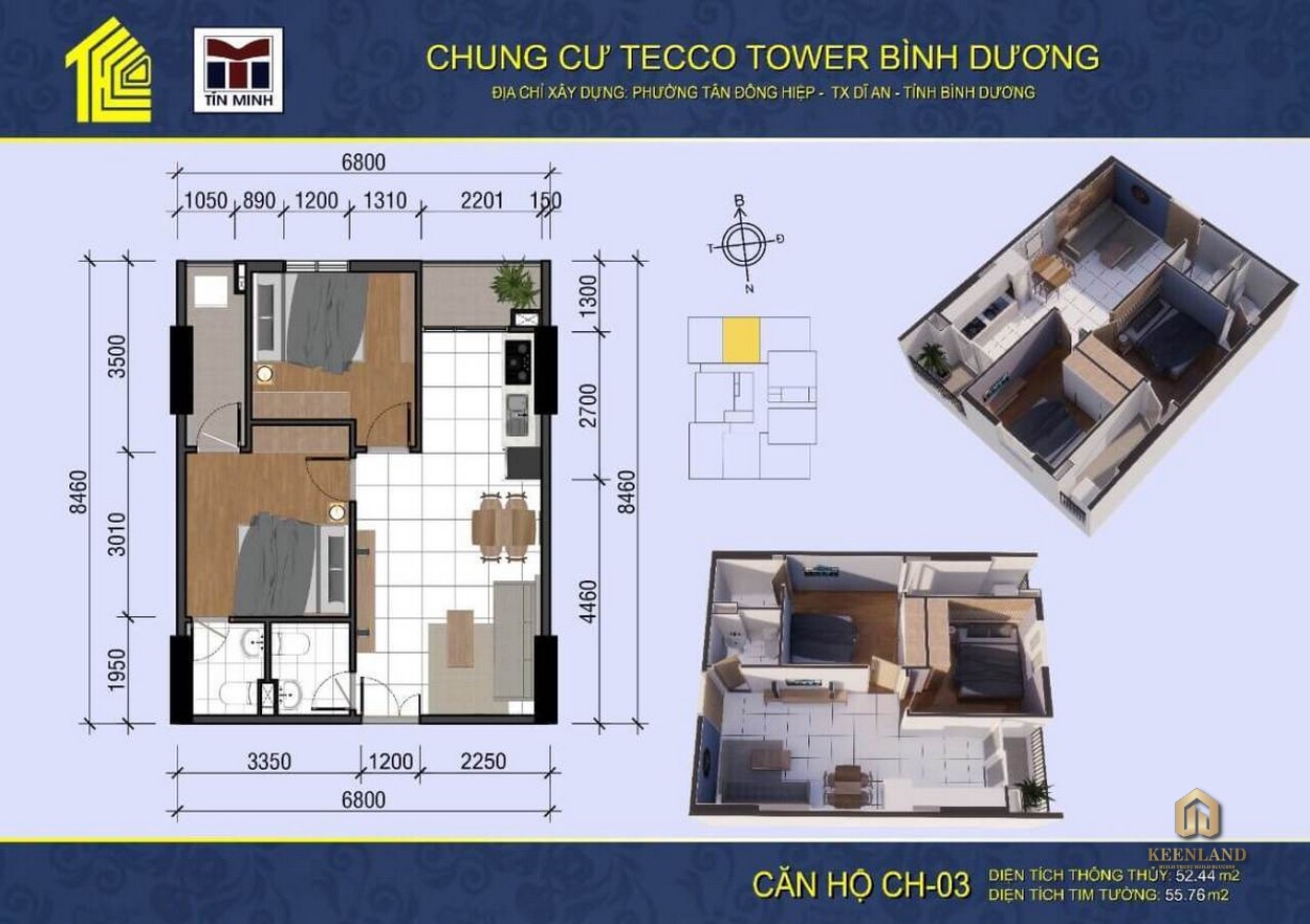 Mua bán cho thuê dự án Tecco Tower Dĩ An