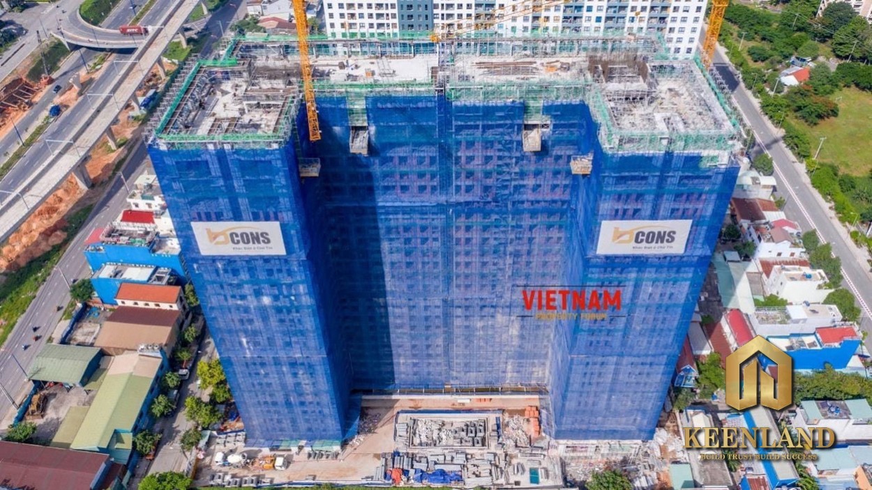 Tiến độ xây dựng dự án căn hộ Bcons Miền Đông Bình Dương tháng 08/2020