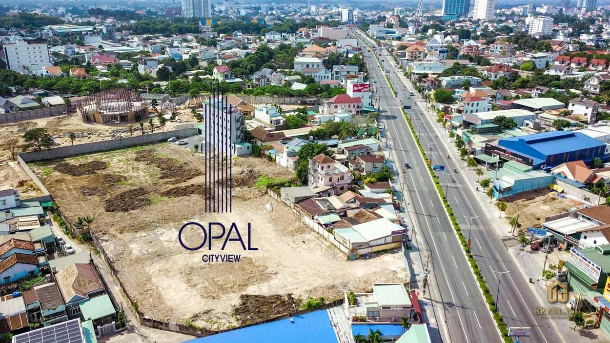 Phối cảnh dự án Opal Cityview chụp từ trên cao