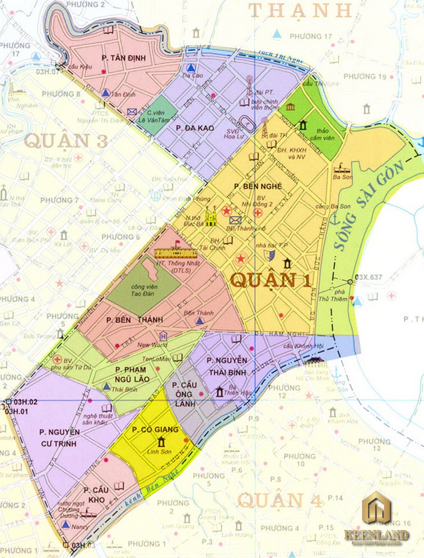 Bản đồ quy hoạch Quận 1