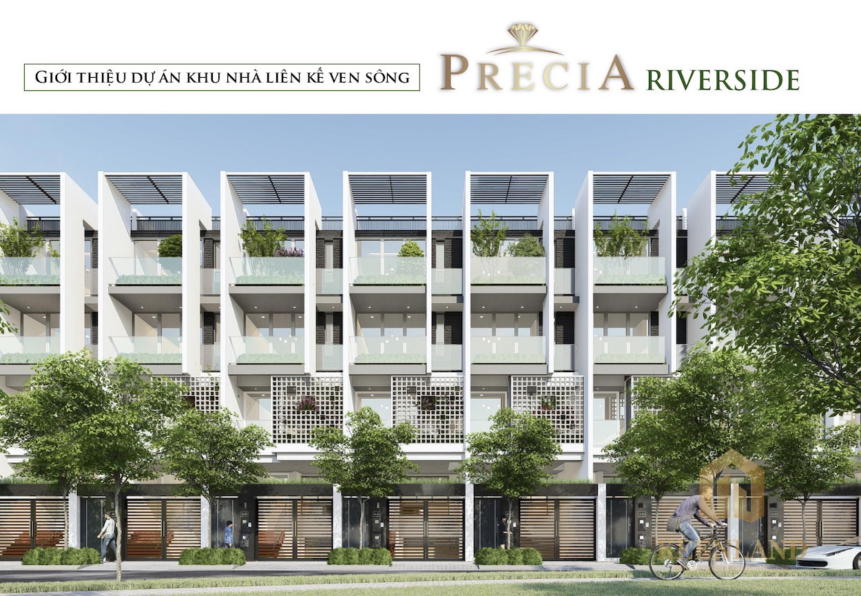 Phối cảnh thiết kế nhà phố Precia Riverside