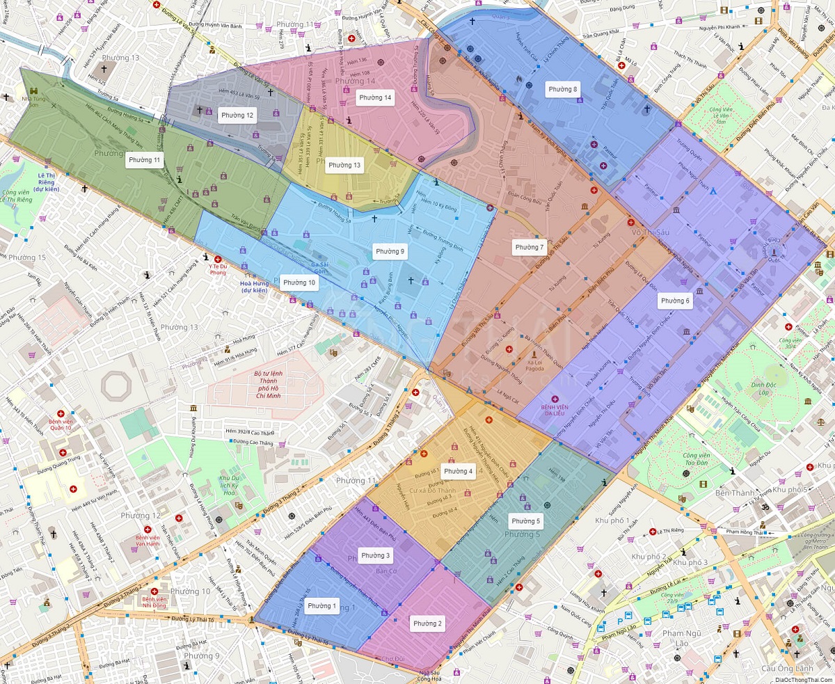 Bản đồ quy hoạch Quận 3