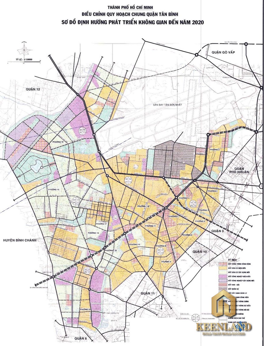 Bản đồ quy hoạch quận Tân Bình