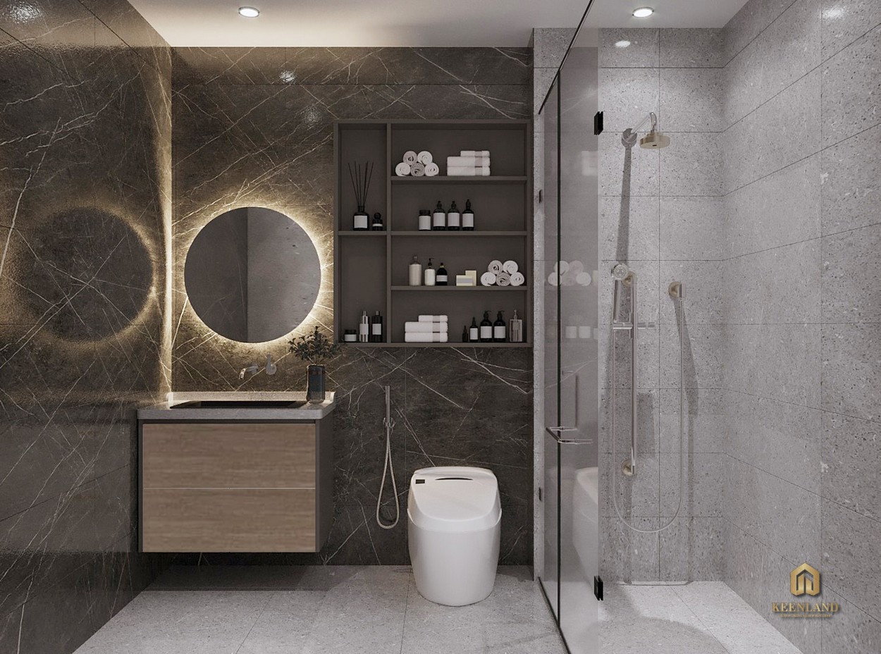 Hình ảnh khu vực phòng tắm nhà mẫu Tecco Felice Homes