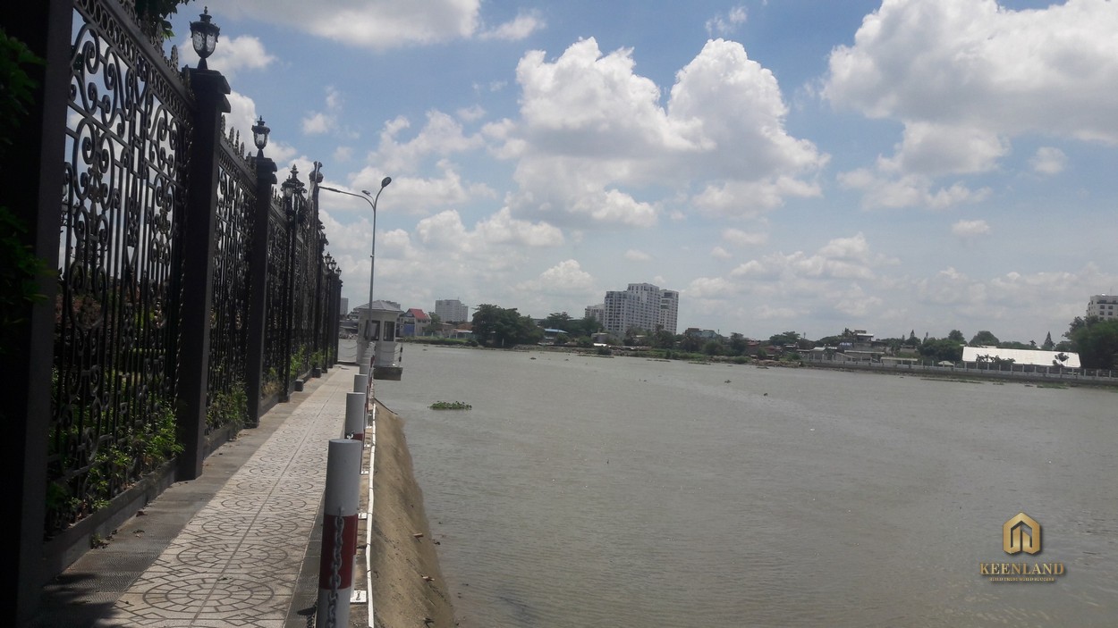 View sông từ dự án Thảo Điền Green Nguyễn Văn Hưởng