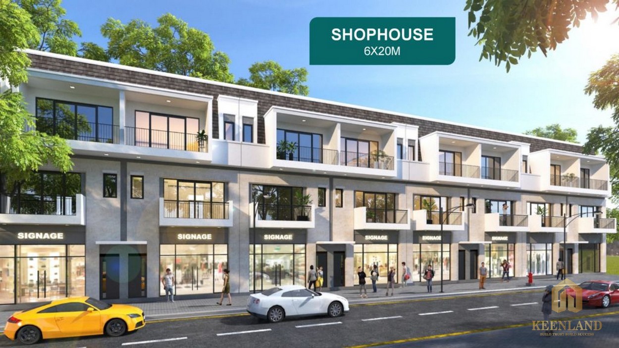 Thiết kế Shophouse ở Aqua City