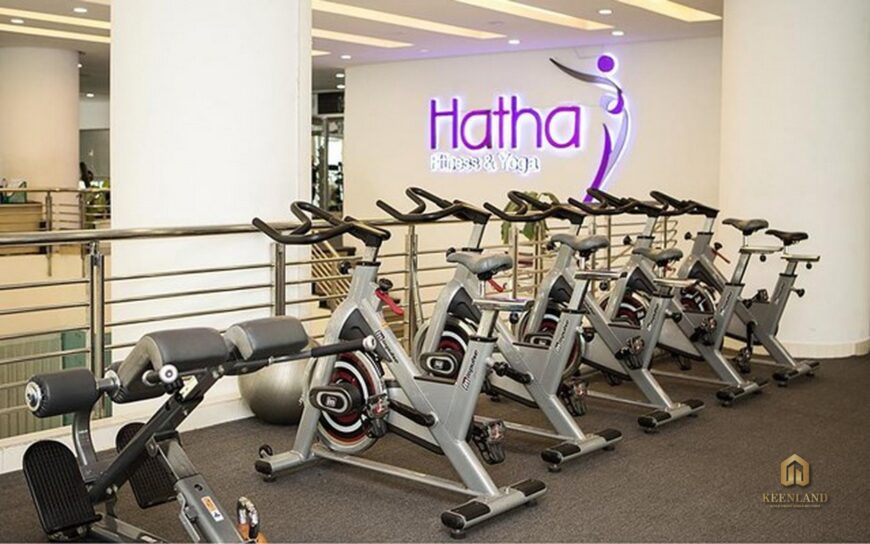 Phòng gym khu Hatha Fitness tại dự án chung cư Khánh Hội 1