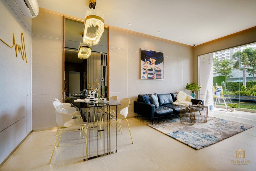 Nhà mẫu căn hộ Sky 89 diện tích 65m2 thiết kế 2 Phòng ngủ - 2 Vệ sinh