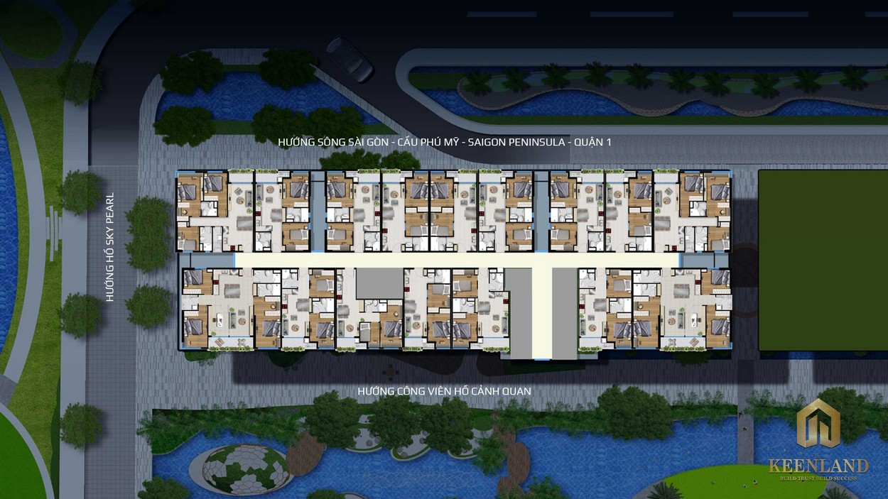 Mặt bằng thiết kế căn hộ River Panorama Quận 7 tầng 02-34