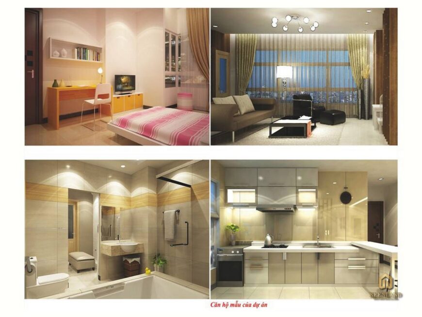 Thiết kế căn hộ mẫu  chung cư 26 Nguyễn Thượng Hiền