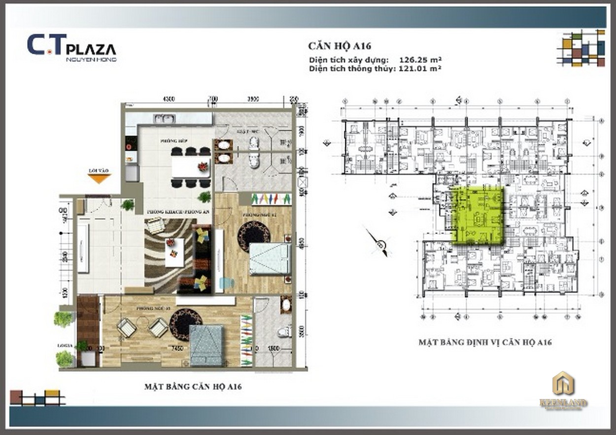 Thiết kế chi tiết căn hộ A16 dự án CT Plaza Nguyên Hồng