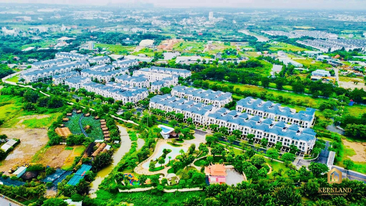 Thực tế khu nhà phố biệt lập Verosa Park Khang Điền