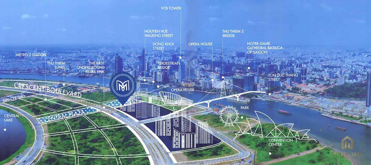 Kết nối giao thông dự án Metropole Thủ Thiêm