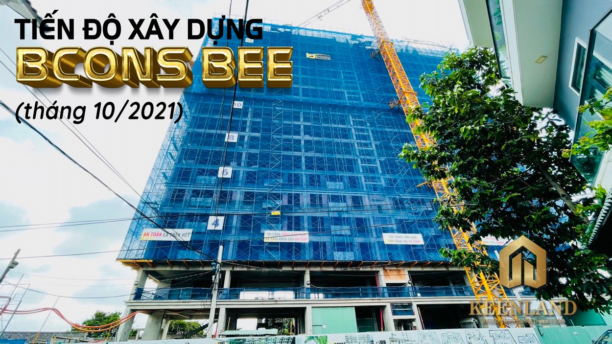 Tiến Độ Xây Dựng Căn Hộ Bcons Bee Tháng 10 Năm 2021