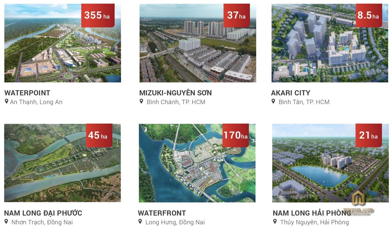 Các dự án khu đô thị mới của chủ đầu tư Nam Long