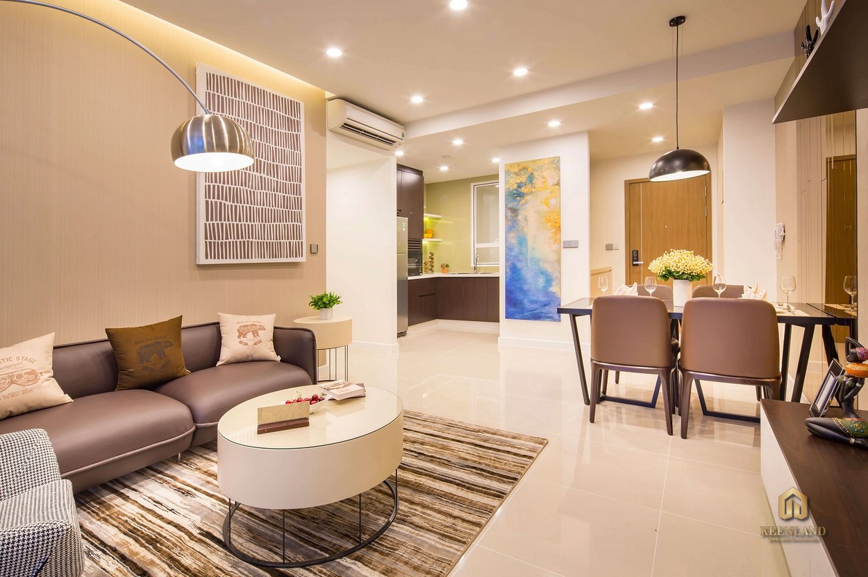 Thiết kế phòng khách căn hộ RichStar Tân Phú