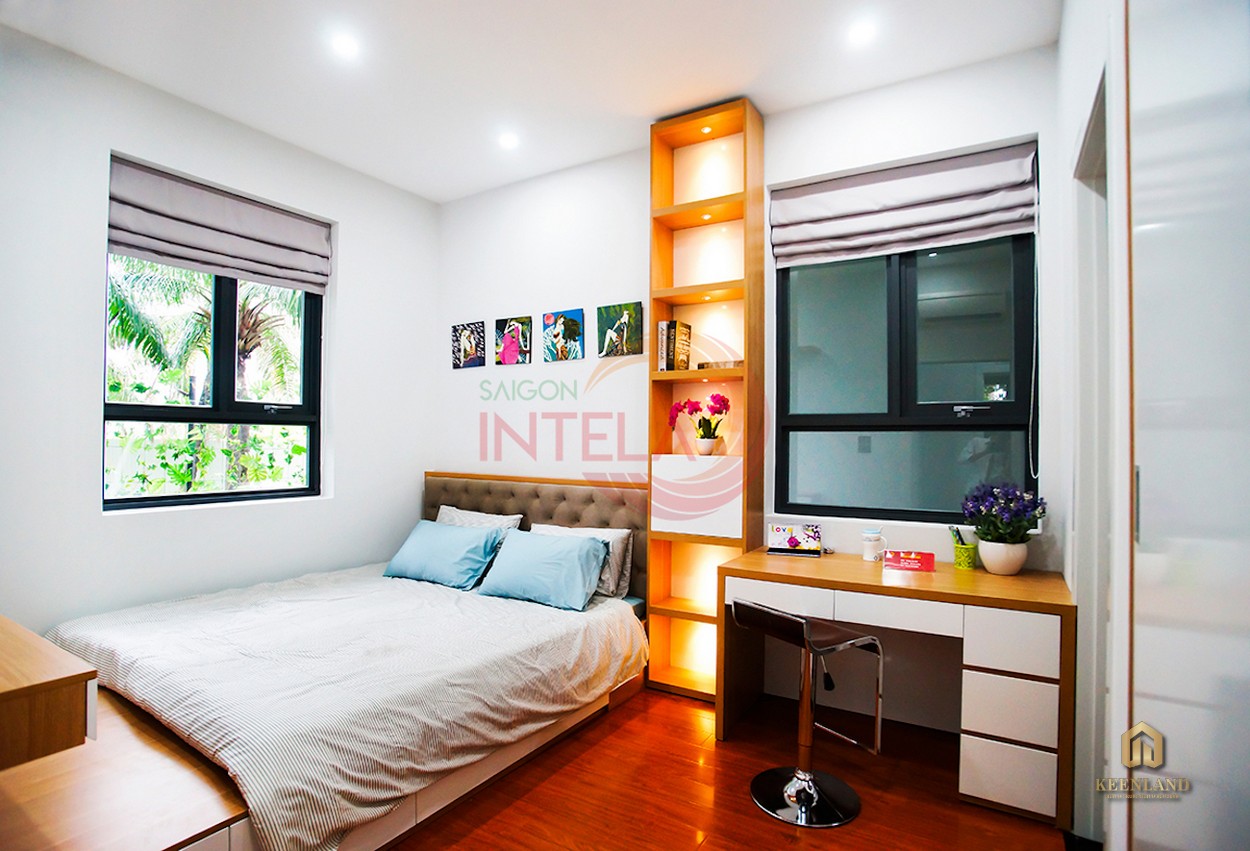 Thiết kế phòng ngủ căn hộ Saigon Intela Bình Chánh