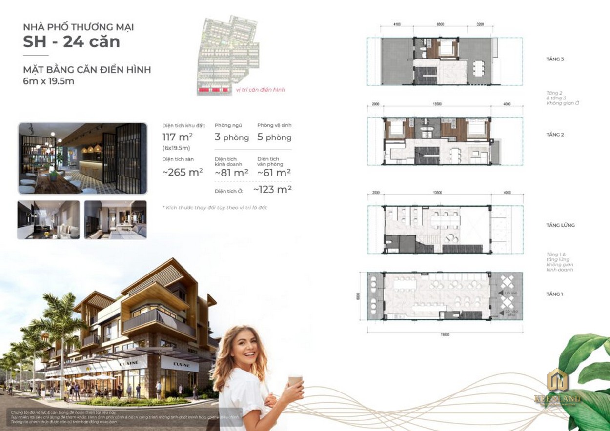 Thiết kế chi tiết Shophouse tại khu đô thị Izumi City Nam Long