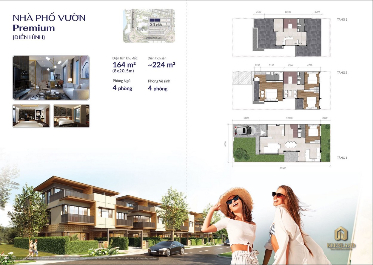 Thiết kế chi tiết Terra House Premium tại khu đô thị Izumi City Nam Long
