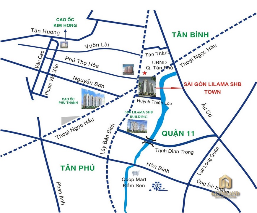 Vị trí chung cư Saigon Town