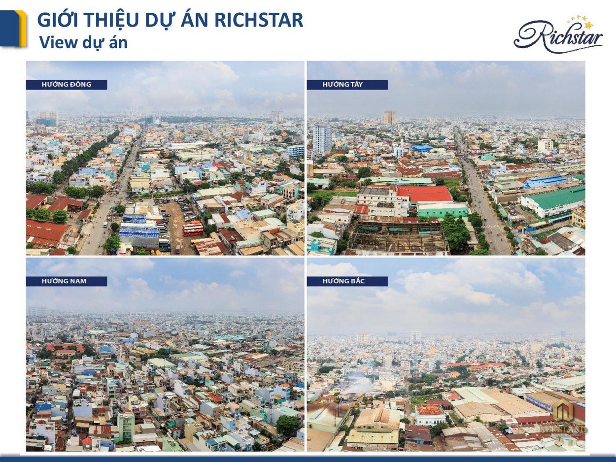 View nhìn từ vị trí dự án Richstar