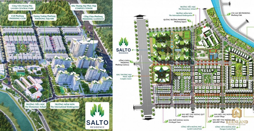 Salto Residence thuộc khu đô thị Phú Đông Village