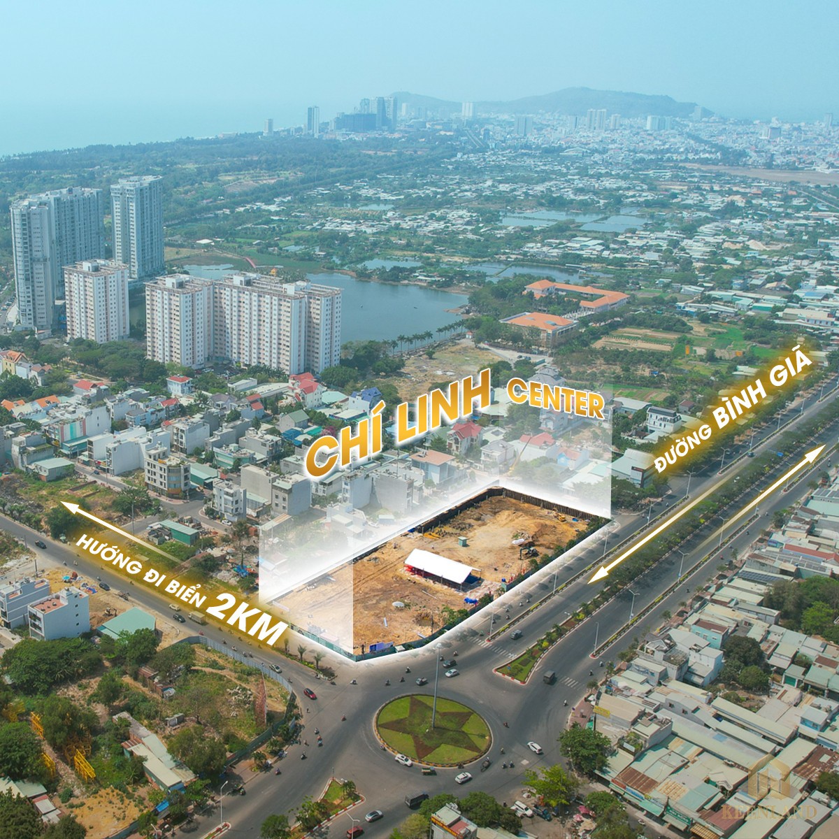 Vị trí địa điểm dự án Chí Linh Center