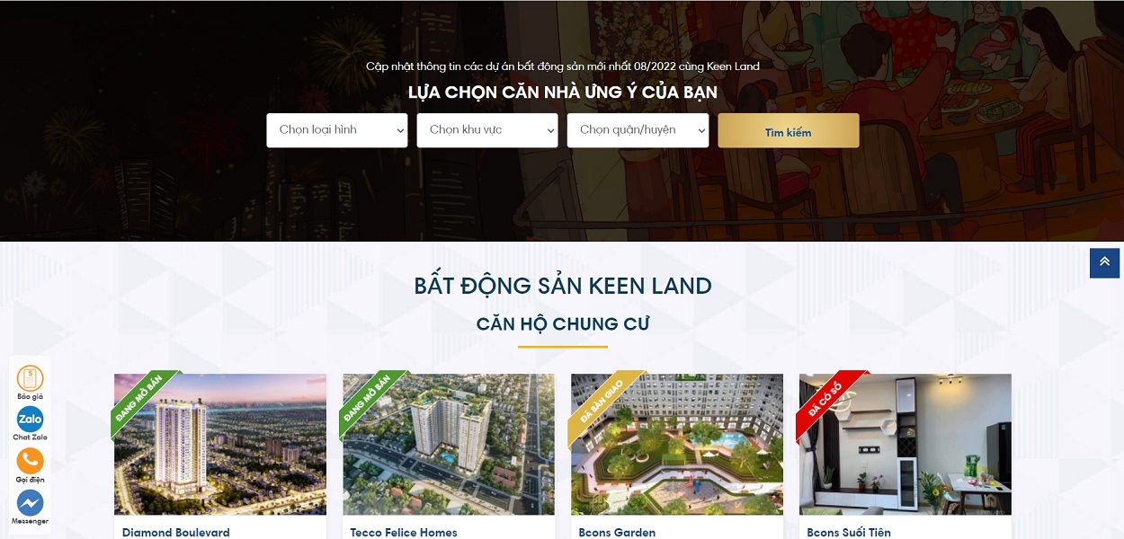 Bất động sản Keen Land - Trang thông tin mua bán Bất động sản tốt nhất