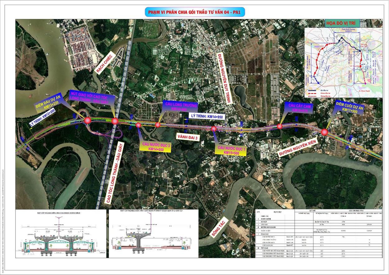 Quy hoạch đường Vành Đai 3 đoạn đi ngang qua thành phố Hồ Chí Minh