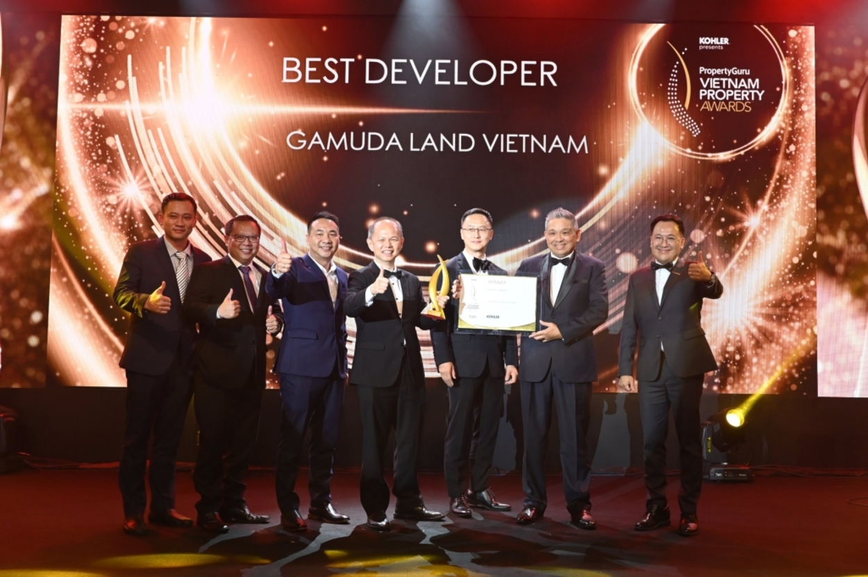Công ty CP Gamuda Land vinh dự nhận được nhiều giải thưởng minh chứng cho năng lực phát triển dự án