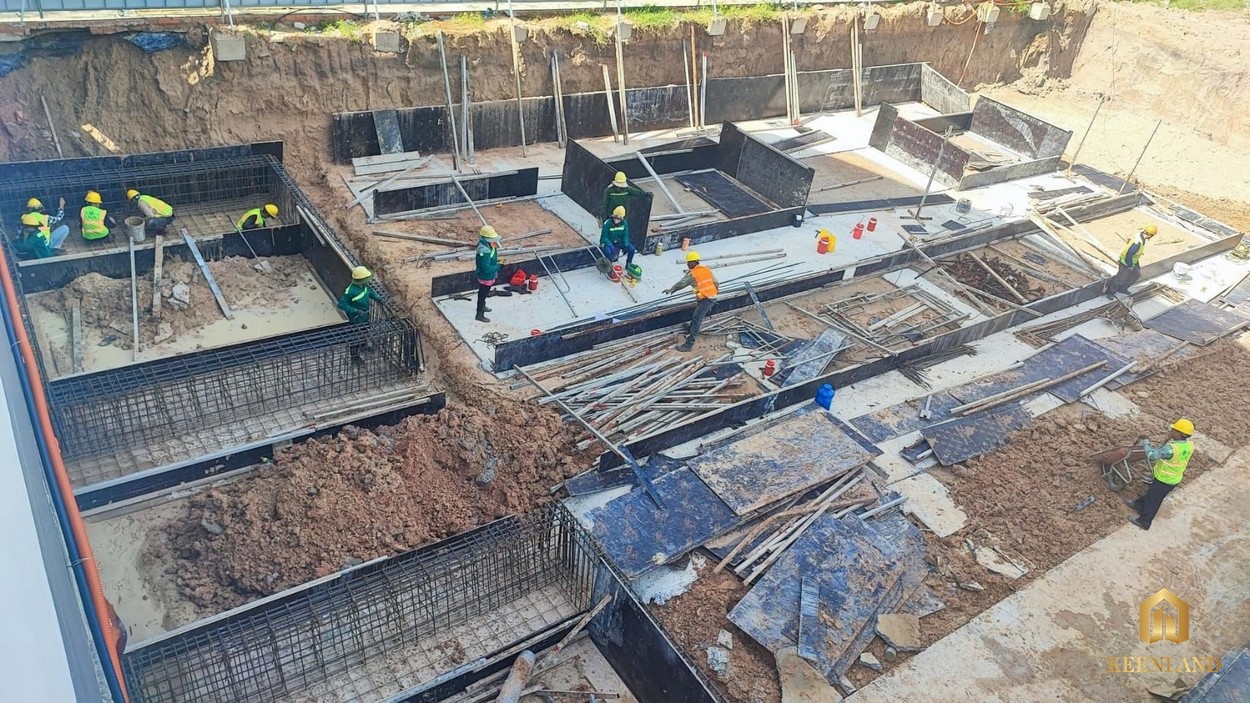 Tiến độ xây dựng dự án nhà phố Artisan Park Gamuda Land Bình Dương tháng 08/2023