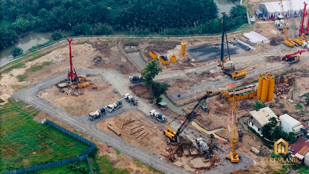 Tiến độ xây dựng dự án Eaton Park Gamuda Land tháng 12/2023