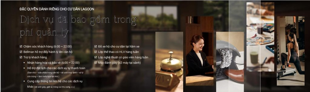 Tiện ích đặc quyền tháp Lagoon Eaton Park
