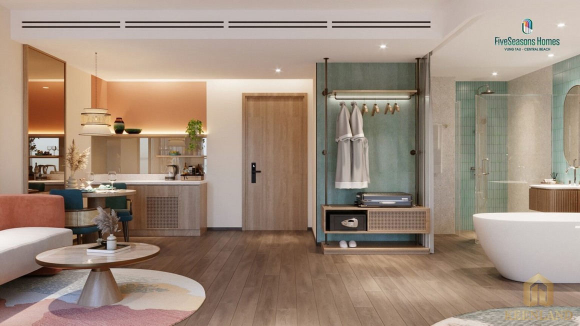 Phòng ngủ dự án căn hộ Fives Seasons Homes Vũng Tàu
