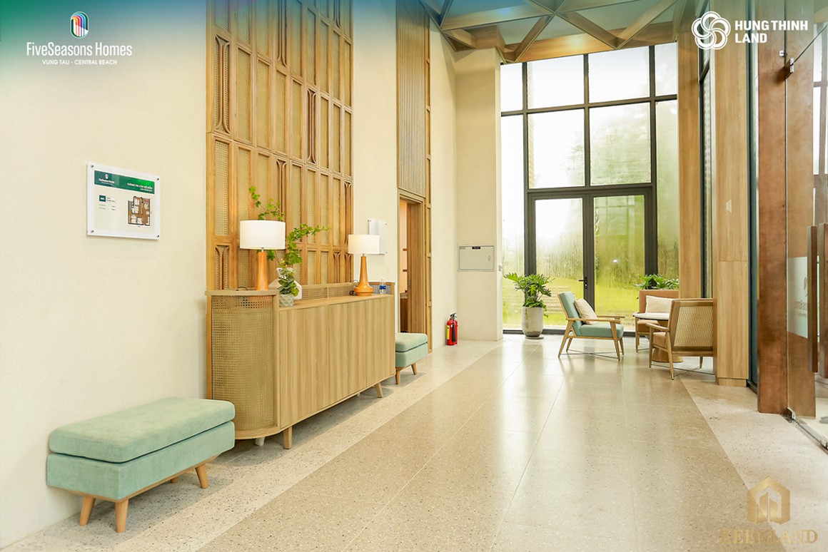 Phòng khách dự án căn hộ Fives Seasons Homes Vũng Tàu