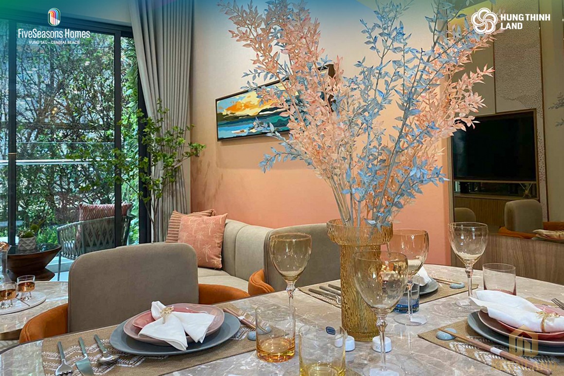 Phòng bếp dự án căn hộ Fives Seasons Homes Vũng Tàu