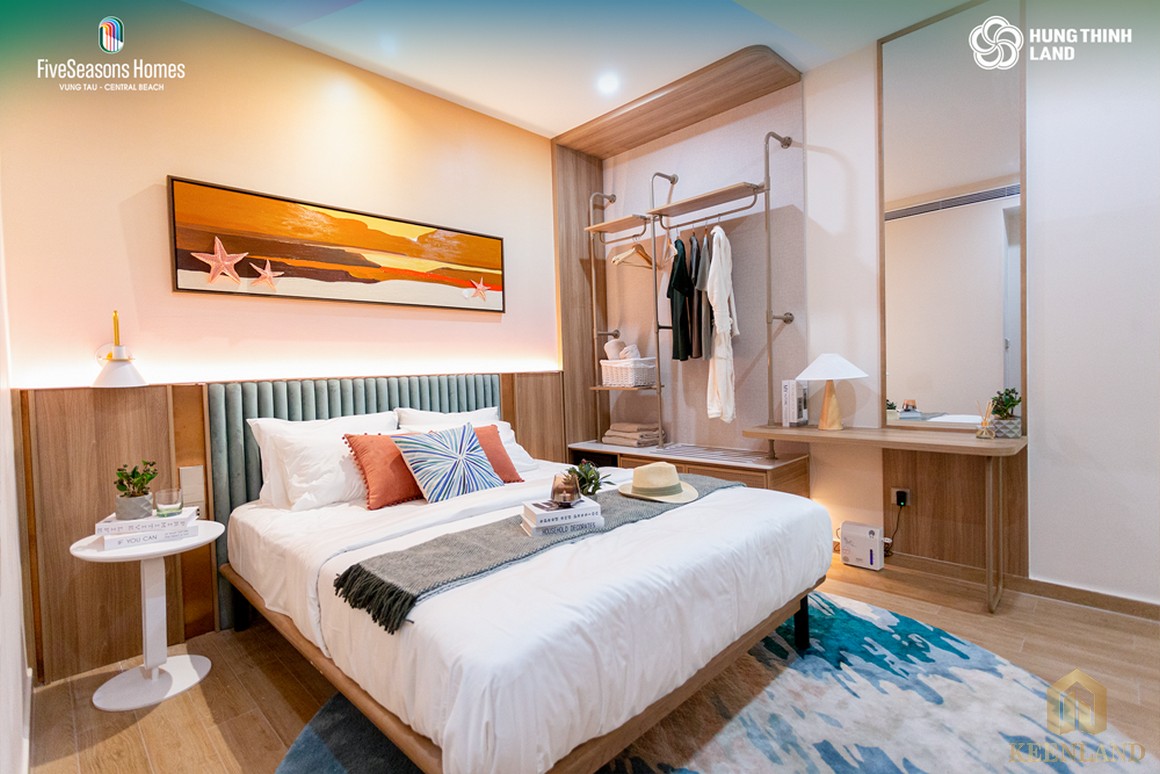 Phòng ngủ dự án căn hộ Fives Seasons Homes Vũng Tàu