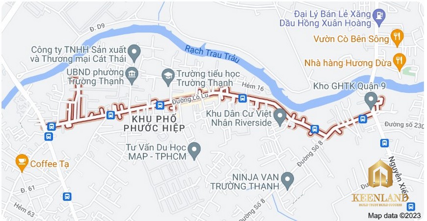 Quy hoạch mở rộng đường Lò Lu Quận 9