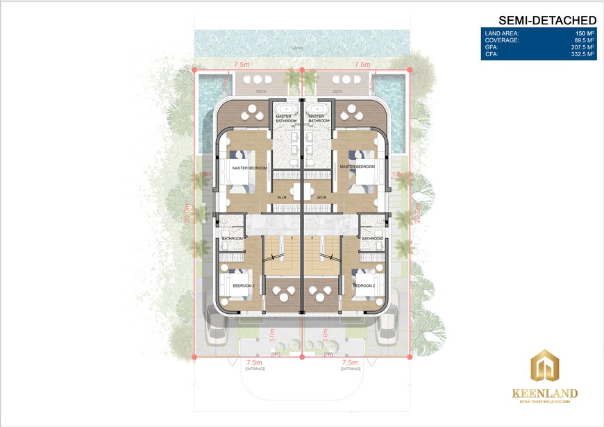 Thiết kết Semi Detached Villa Venezia Beach Hồ Tràm