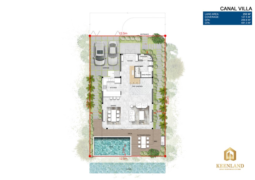 Thiết kế Detached Villa Venezia Beach Hồ Tràm