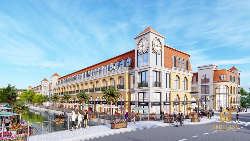 Phối cảnh Shophouse Venezia Beach Hồ Tràm