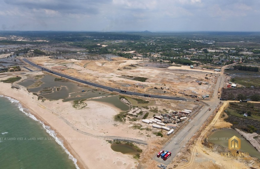 Tiến độ thực tế dự án Venezia Beach Hồ Tràm update mới nhất 03/2022
