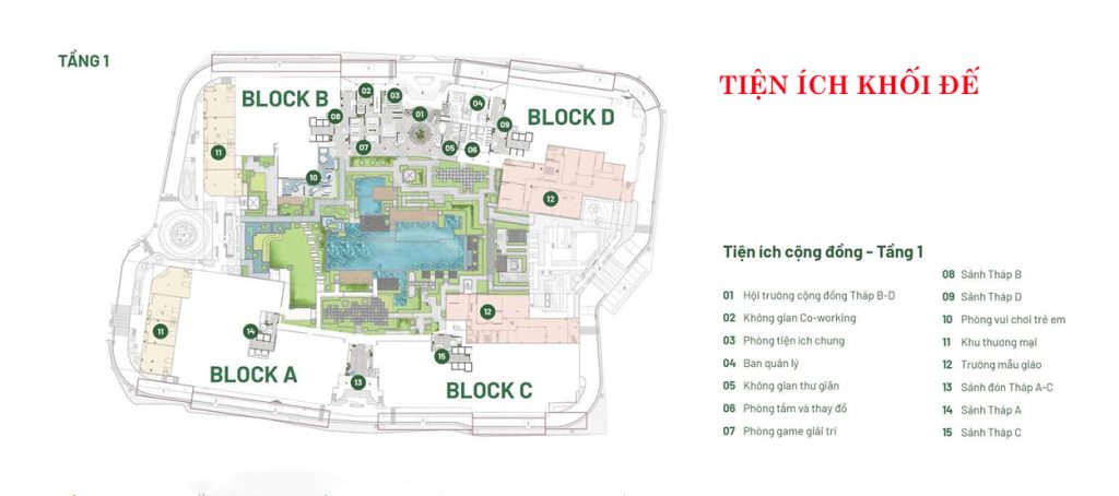 Tiện ích nội khu tại dự án Elysian Thủ Đức