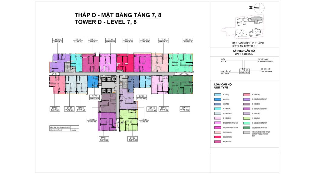 Mặt bằng tầng Elysian tháp D